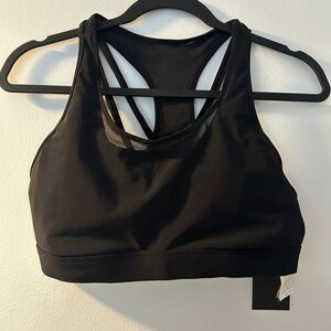 Fabletics Midnight Black Sports Bra - NWT